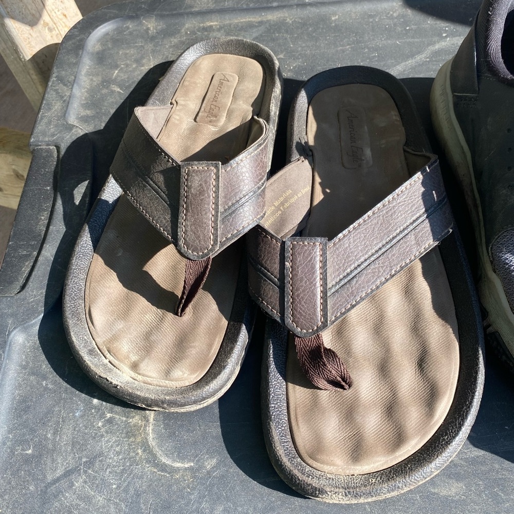 American Eagle Outfitters Dark Brown Sandals